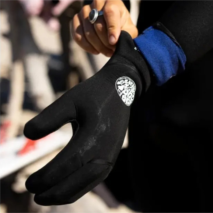 2024 Rizo Flashbomb 3/2mm Guantes Neopreno 5 Dedos Wgl1cf -negro